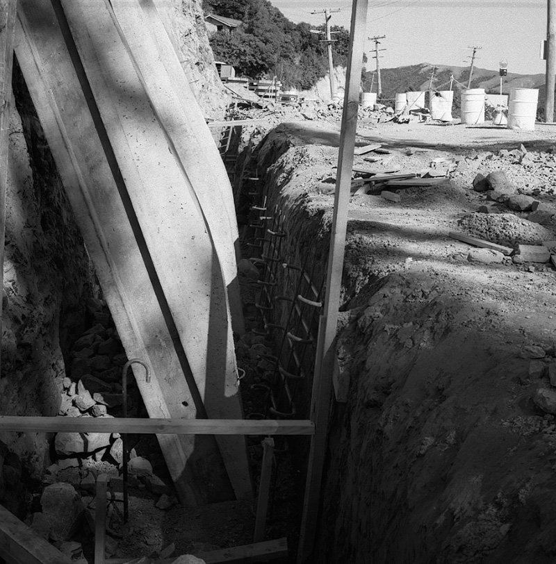 a. Retaining Wall, Mairangi Road