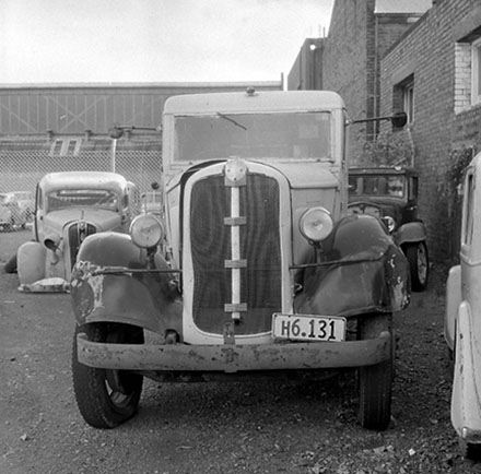 b. Damage to truck, Jacobs Place