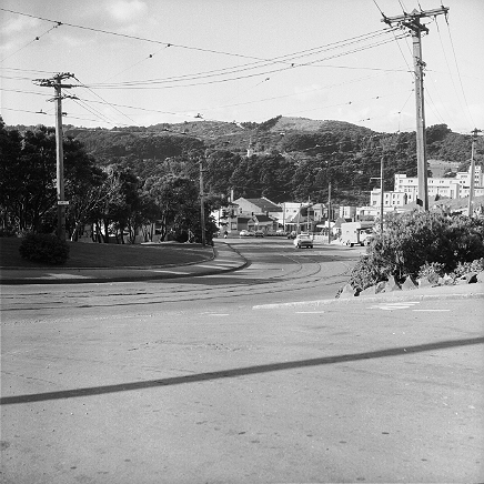 f. Traffic, Wallace Street, John Street, Mount Cook