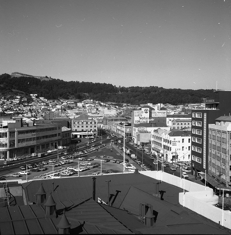 h. Views from roof of municipal building