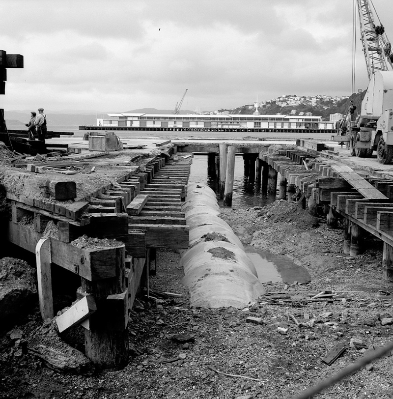 a. Taranaki Street Wharf, Drainage