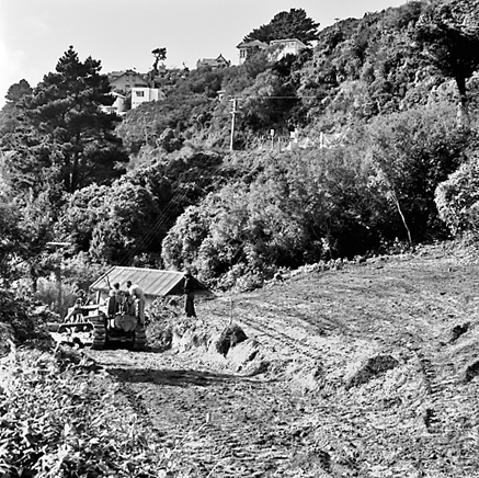 c. views of access, bush covered gully
