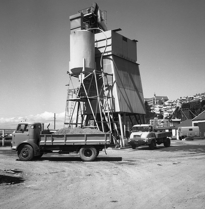 b. New concrete mixer, corporation yard