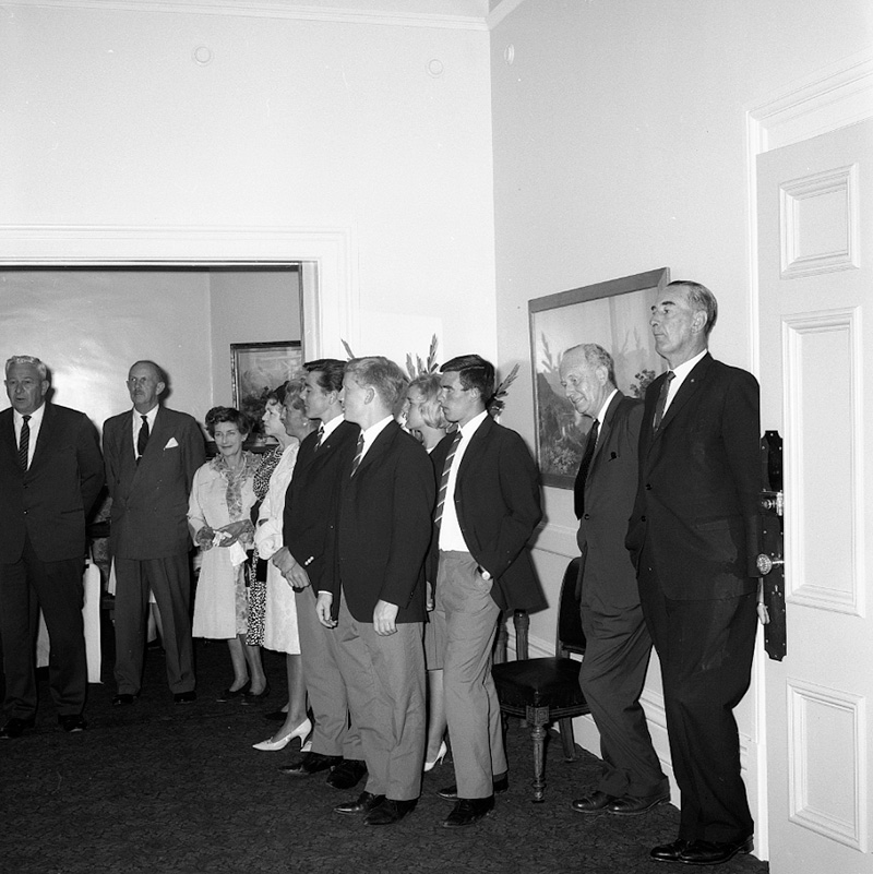 f. Reception to Danish Gymnasts
