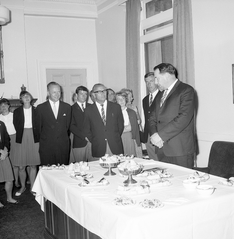 g. Reception to Danish Gymnasts