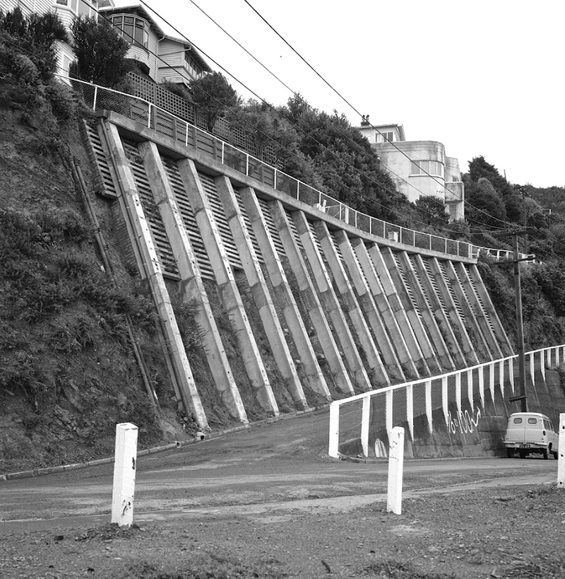 b. Retaining Wall, Mortimer Terrace