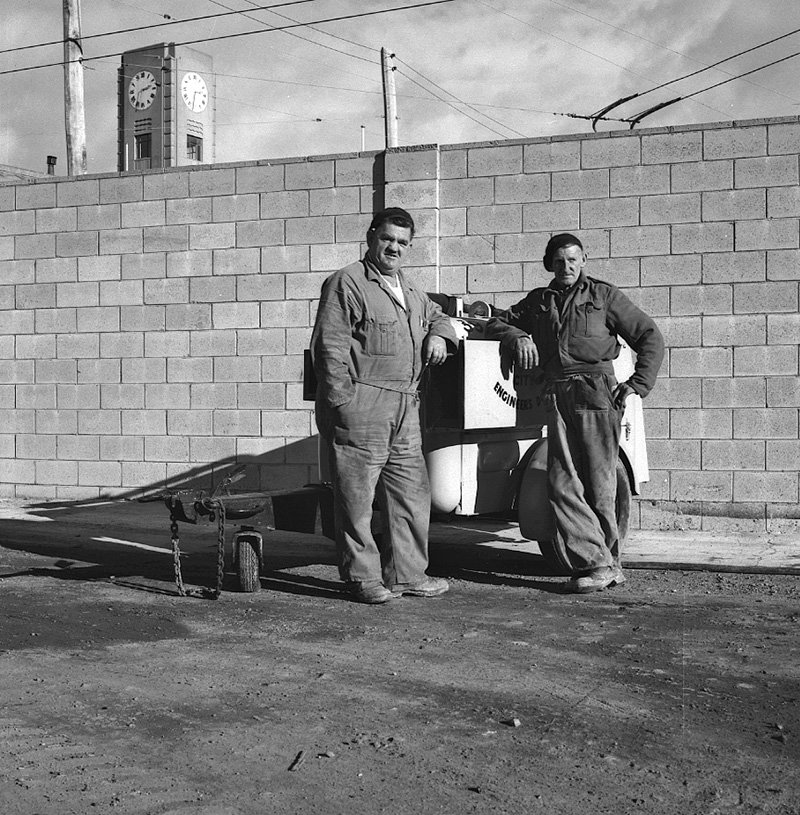 d. Elgin Sump Educator, Air compressor and breaker