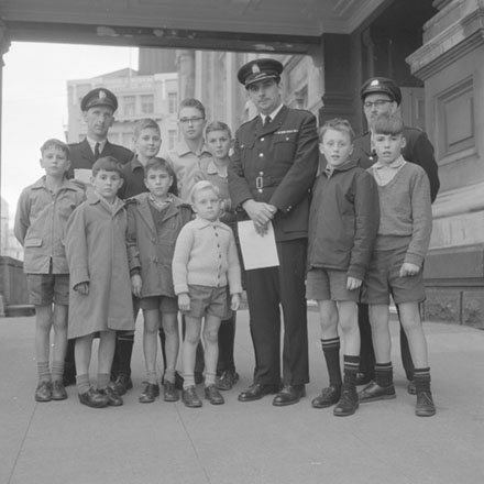 b. Traffic Inspectors with children