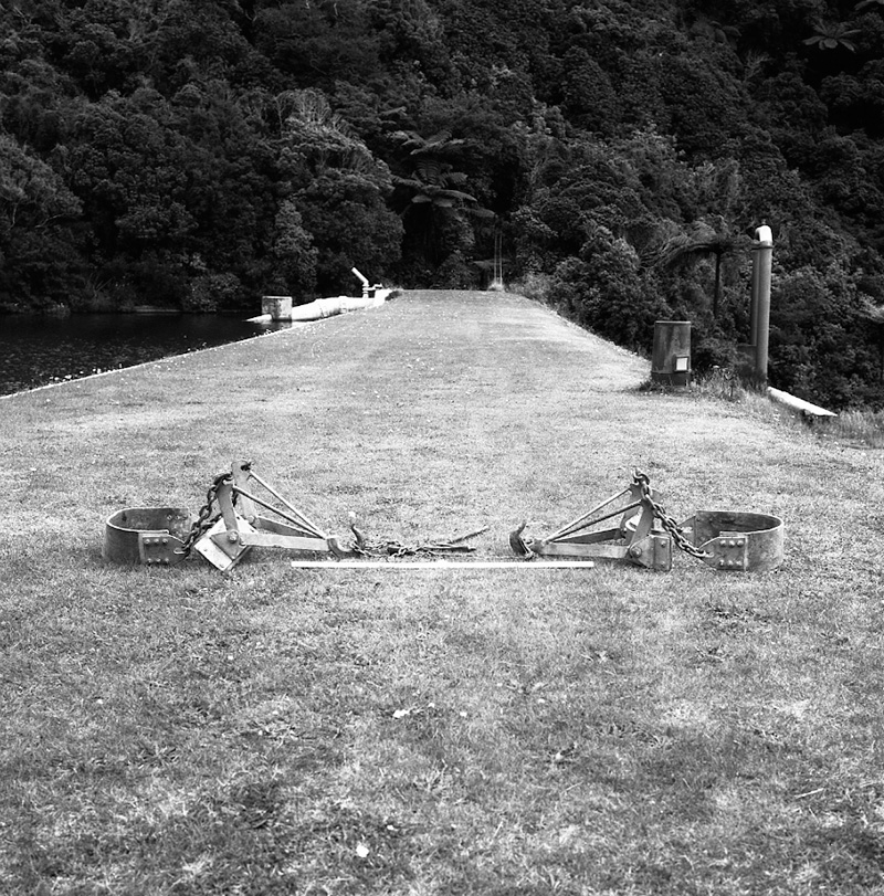 b. Pipe tackle, Karori Reservoir