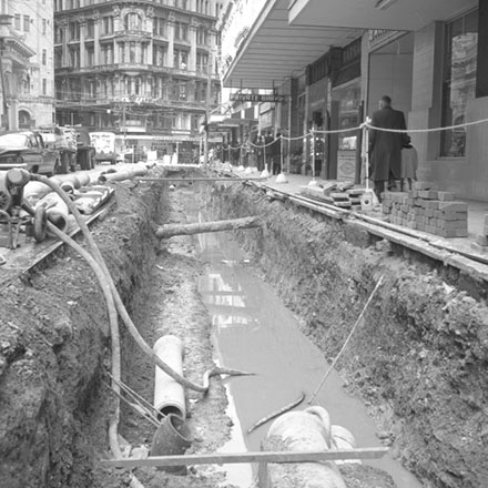 b. Drainage, job 9198 Lambton Quay