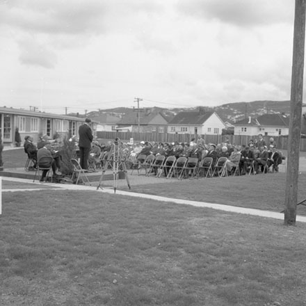 c. Opening of Pensioner Flats, Hobart Street