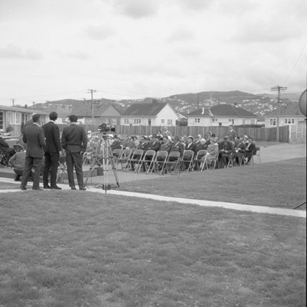 f. Opening of Pensioner Flats, Hobart Street