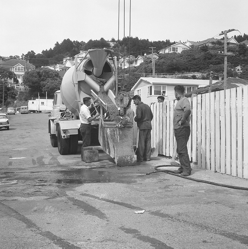c. Agitator truck at Corp yard &amp; Tully St job