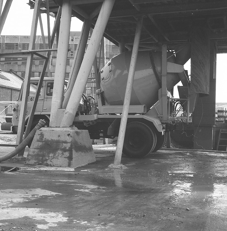 h. Agitator truck at Corp yard &amp; Tully St job