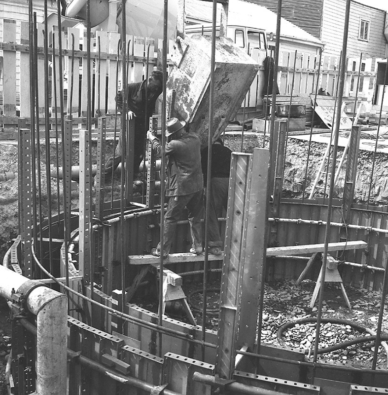 l. Agitator truck at Corp yard &amp; Tully St job