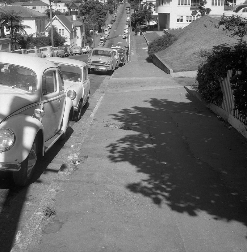 b. Alleged accident, Footpath, The Terrace, Gordon Wilson Flats