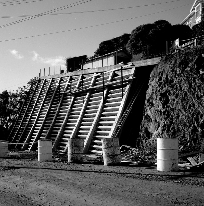 b. Mairangi Road, Retaining Wall