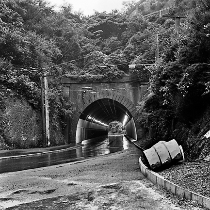 b. Views of tunnel