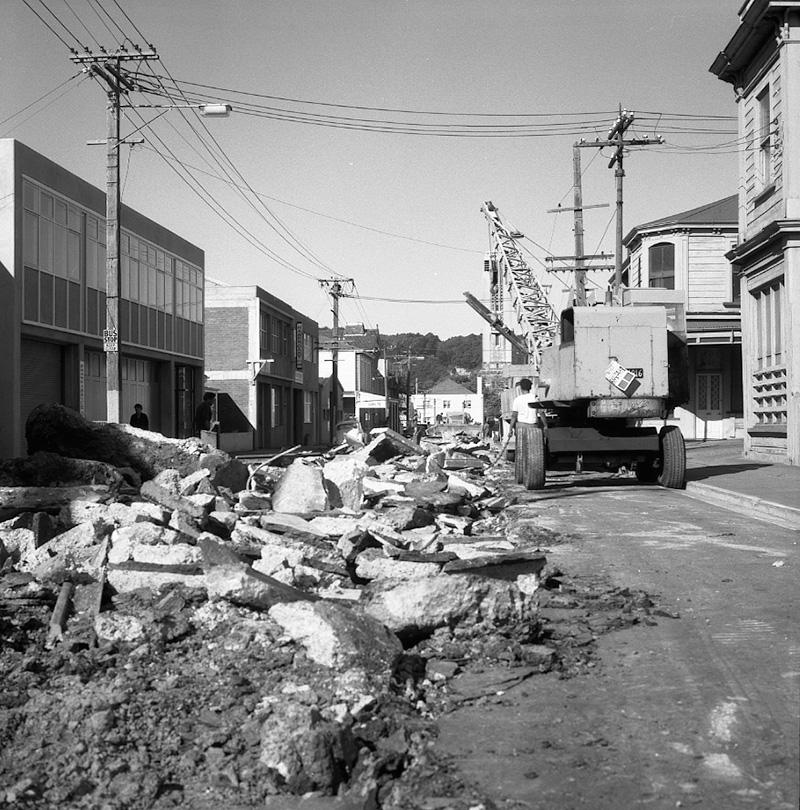 a. Tram tracks, Webb Street