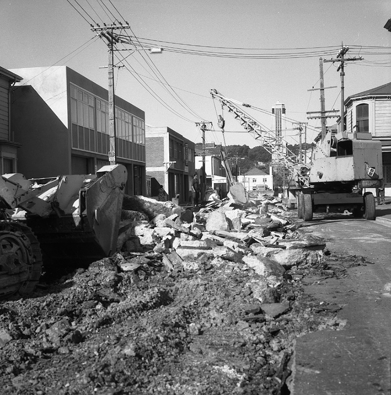 c. Tram tracks, Webb Street