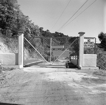 a. 'Waterworks Reservoir, No Admittance without a permit in writing from the City Engineer'