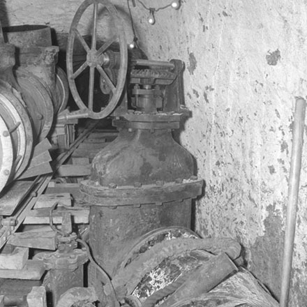b. Wainui dam pipelines in tunnel.