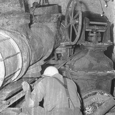 g. Wainui dam pipelines in tunnel.