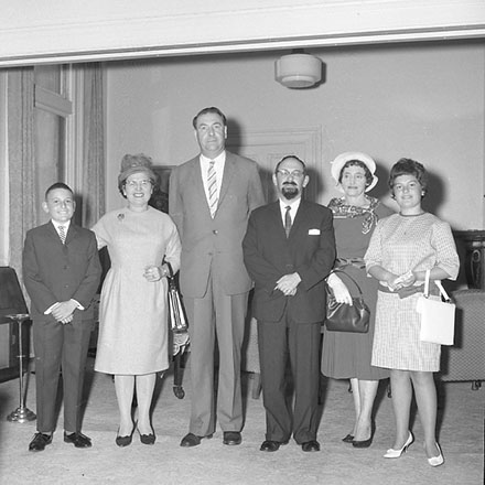 b. Reception to Rabbi