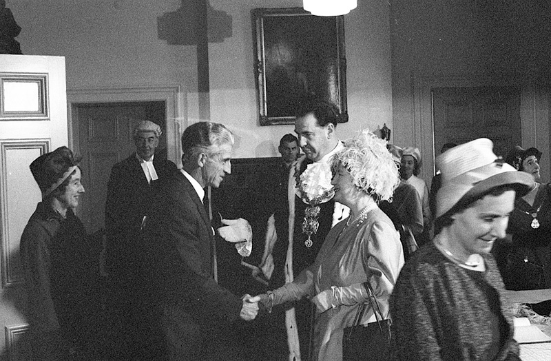 w. HM the Queen Mother Reception