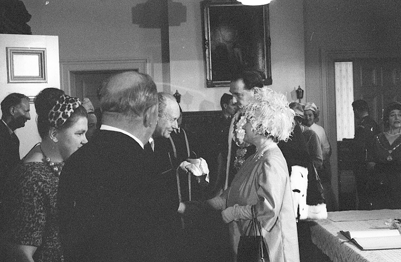 y. HM the Queen Mother Reception