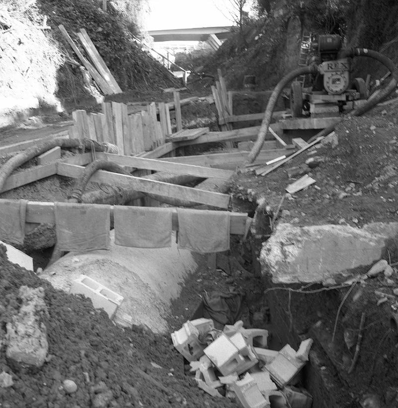 b. Hobsons Gully Drainage