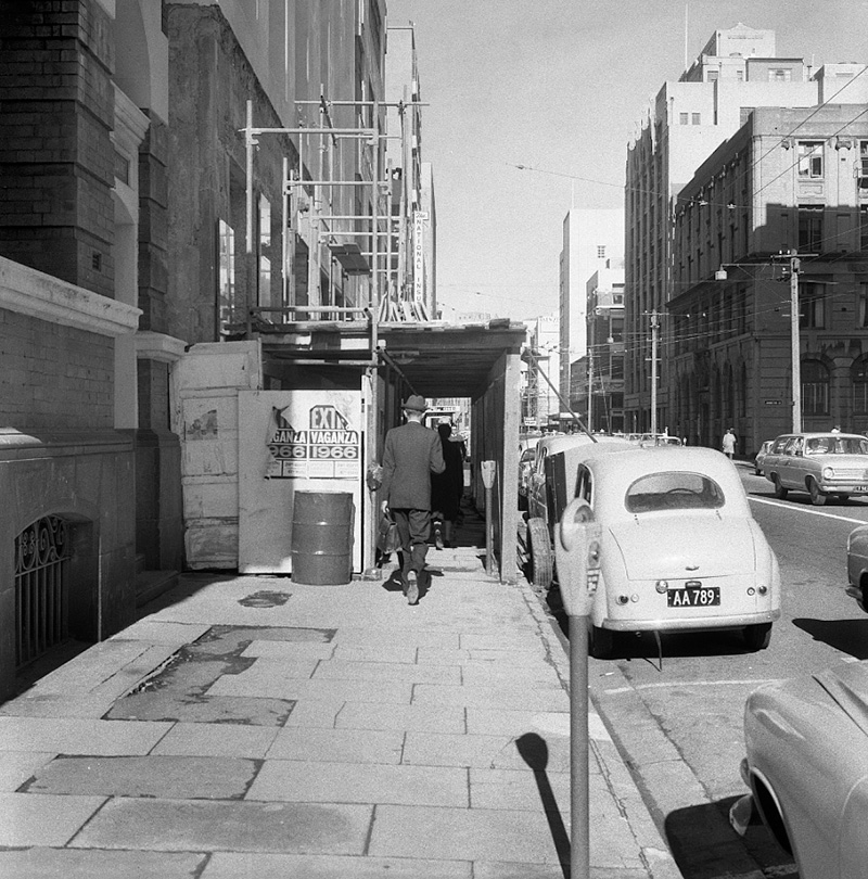 j. Buildings being erected