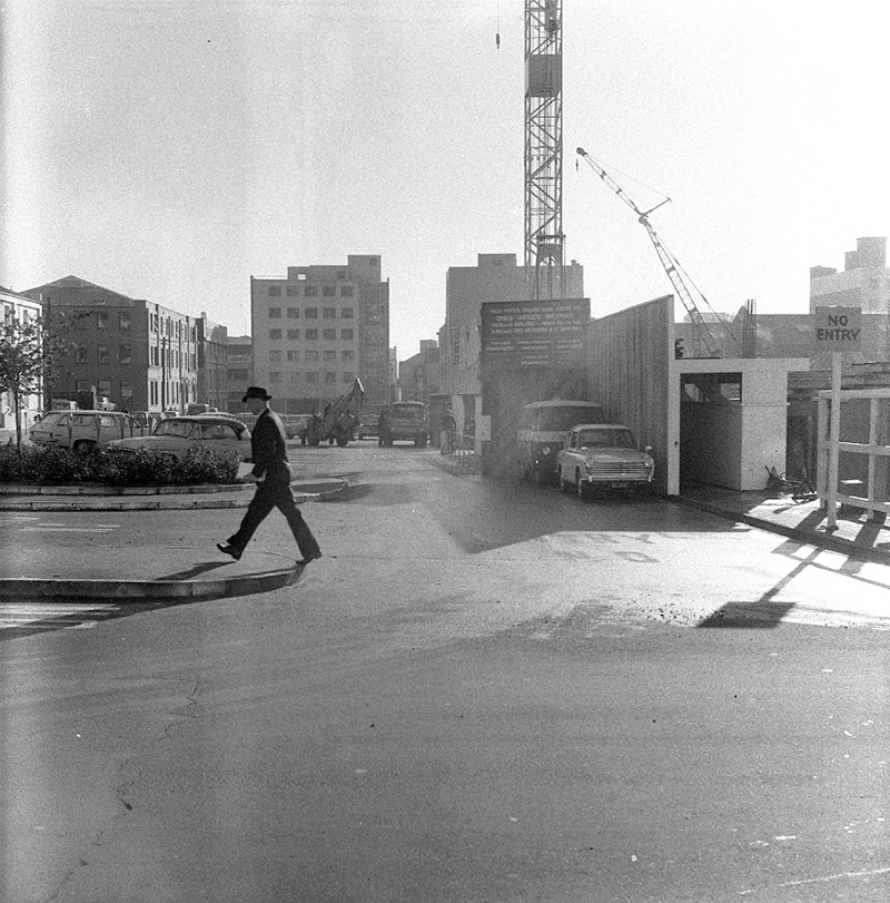 y. Buildings being erected