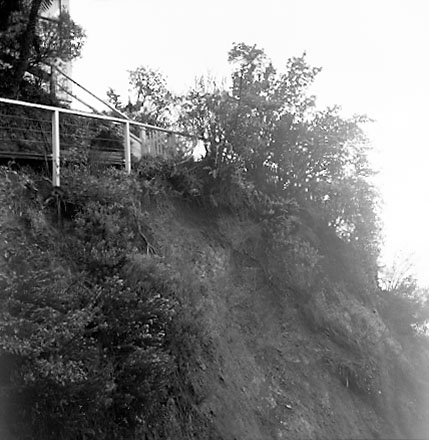 a. Residential property affected by slip