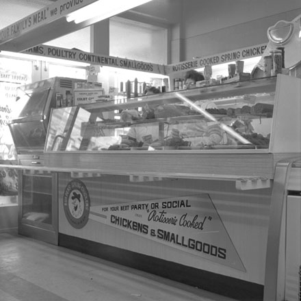 b. Various interiors, Public eating houses