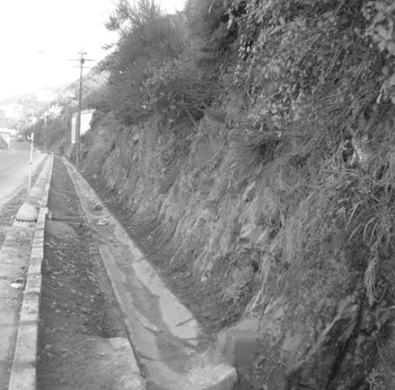 a. Kerb and Channel, Hutt Road