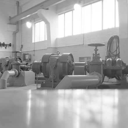 a. Interior Pumping Station, Swedish Bridge, Johnsonville