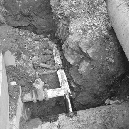 b. Karori Reservoir, New contact tank