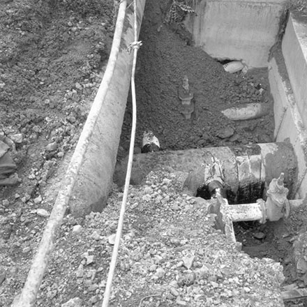 a. Work on new contact tank, Karori reservoir