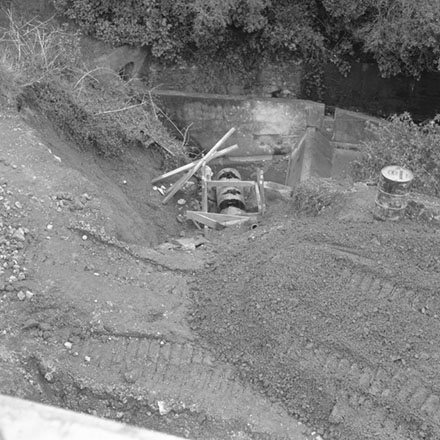 b. Work on new contact tank, Karori reservoir