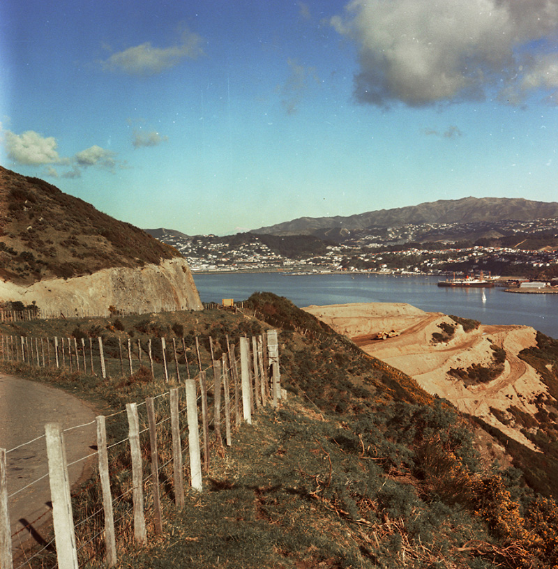 b. Views from Townsend Estate. Views from Oriental Bay