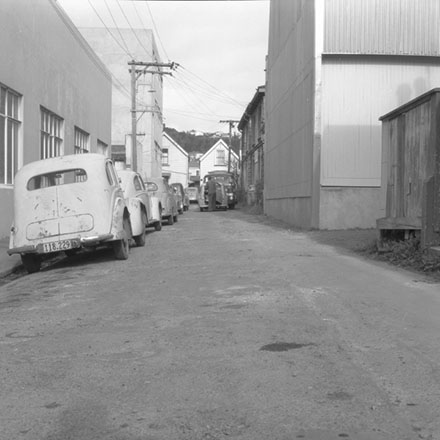 a. Streetscape, Walter Street Service Lane