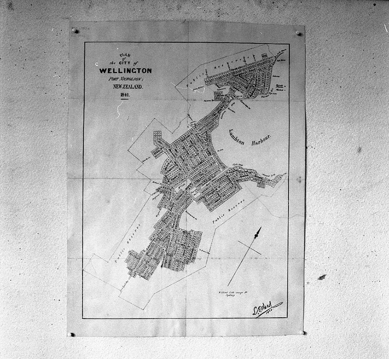 c. Copies, Turnbull Library maps of early Wellington