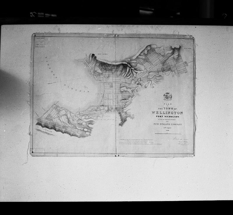 d. Copies, Turnbull Library maps of early Wellington