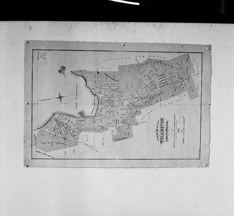 e. Copies, Turnbull Library maps of early Wellington
