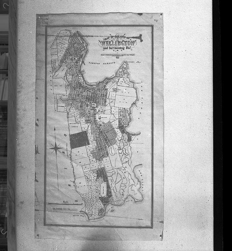 g. Copies, Turnbull Library maps of early Wellington