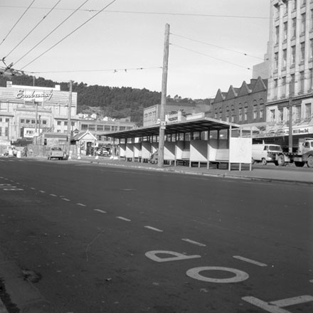 b. Bus shelters, Courtenay Place
