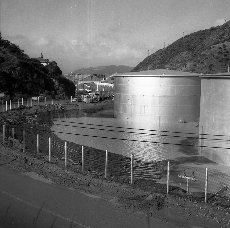 b. Storm damage, Ngaio Gorge Rd, Atlantic Oil Co