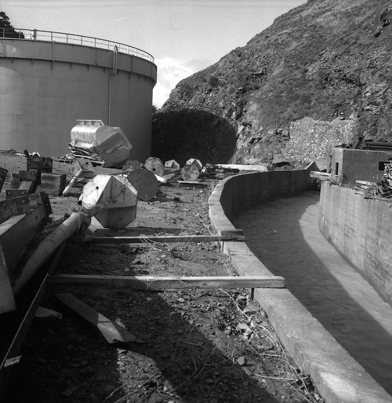 j. Storm damage, Ngaio Gorge Rd, Atlantic Oil Co