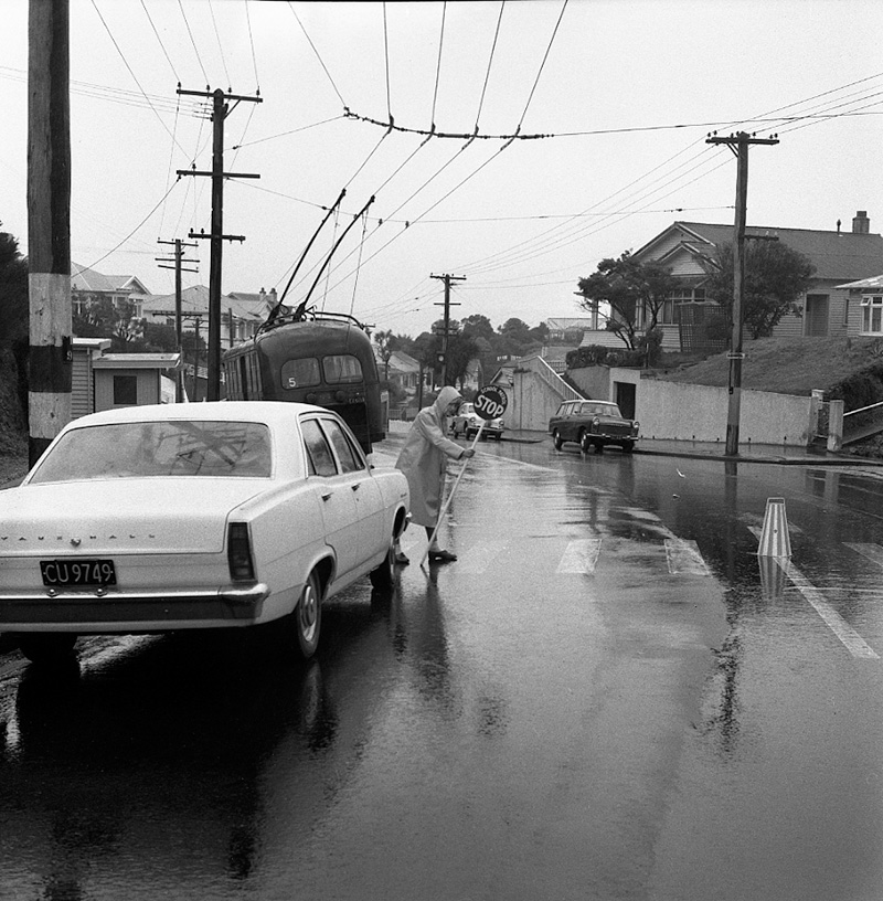 a. Traffic, pedestrians